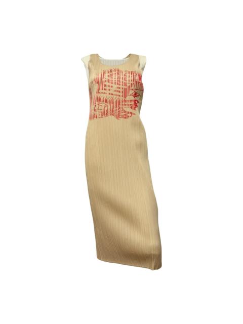 ISSEY MIYAKE PLEATS PLEASE ISSEY MIYAKE Vintage Tiger Graphic Two-Piece Styling Set