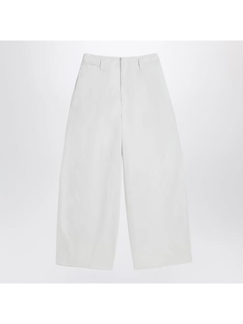 Lemaire Lemaire Rice-White Cotton Trousers Women