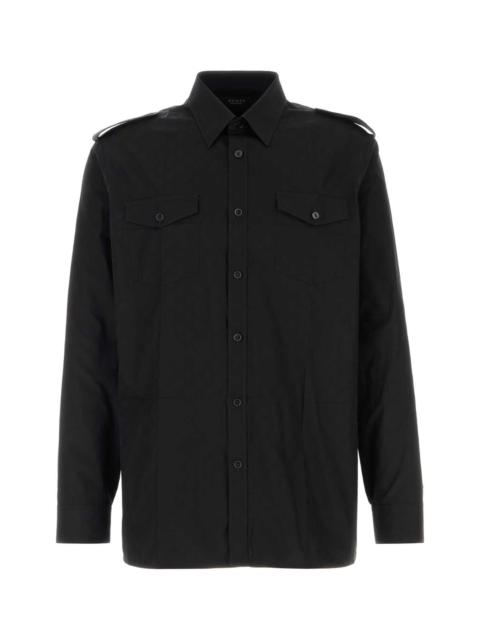 GUCCI Gucci Men Black Poplin Shirt