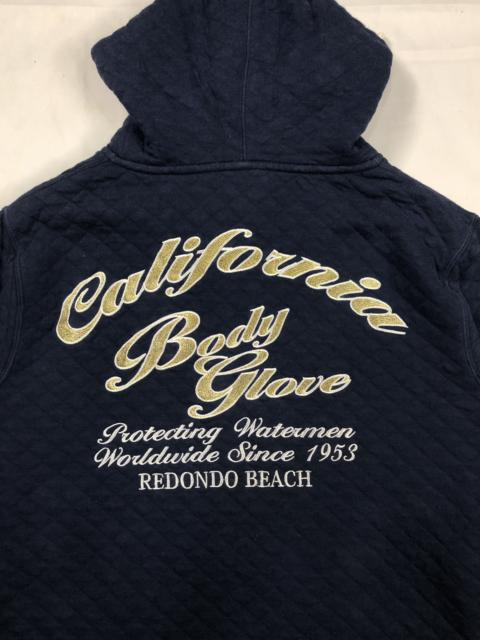 Other Designers Archival Clothing - Y2K BODY GLOVE HODDIE WITH EMBROIDERY SPELL OUT