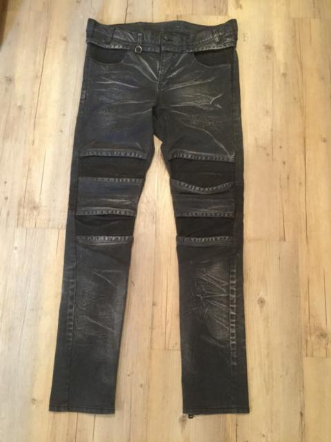 Other Designers Kuro - Destroyed biker denim jeans. Runs like Balmain or Dior