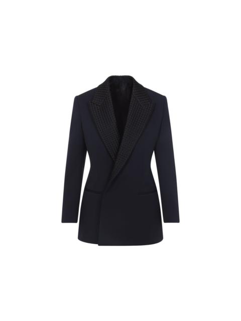 Bottega Veneta Bottega Veneta Intrecciato Collar Tuxedo Jacket Women