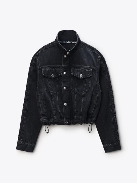 Alexander Wang Denim Track Jacket
