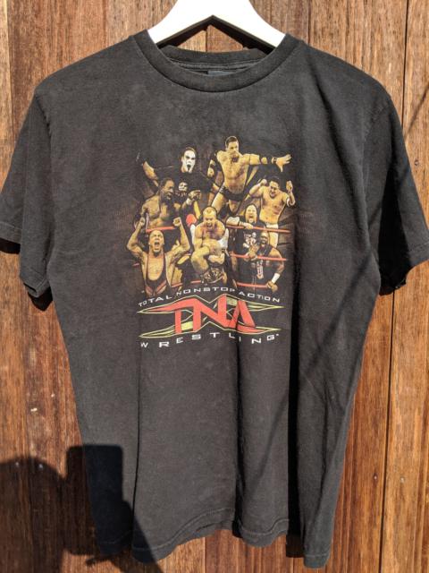 Other Designers Vintage 00s TNA wrestling big print "Total Non stop Action"
