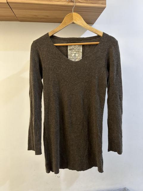Other Designers If Six Was Nine - G.O.A “Life Nature Respect” Tussah Fur Knit Sweater