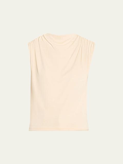 ANNA QUAN Emi Draped Jersey Top