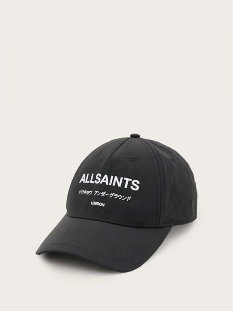 ALLSAINTS UNDERGROUND NYLON LOGO BASEBALL CAP