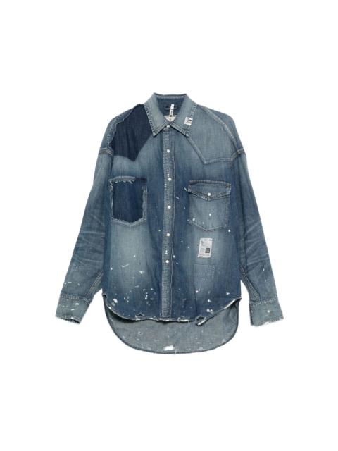 Maison MIHARAYASUHIRO Maison Mihara Yasuhiro Blue Shirts Men