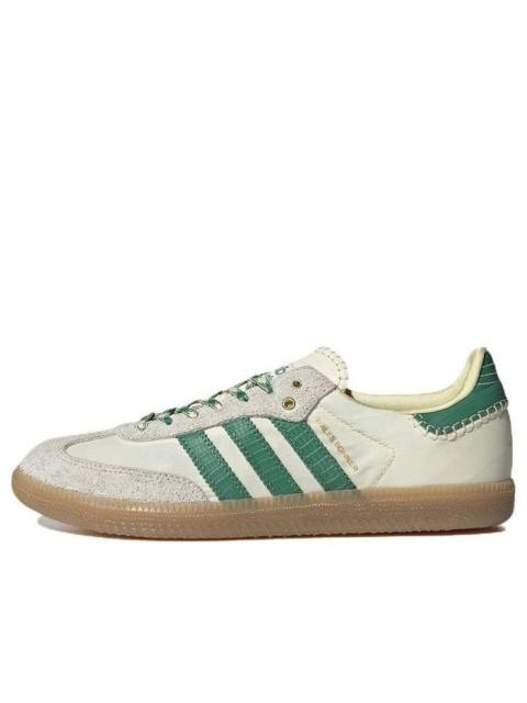 adidas adidas originals x Wales Bonner Samba 'Cream White Bold Green' GY4344