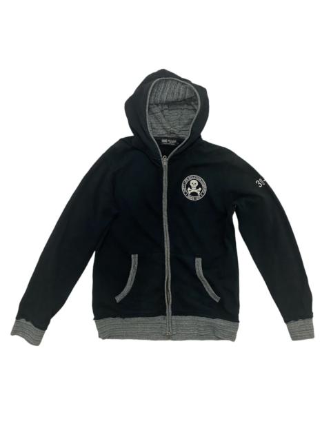 Other Designers Beams Plus × Japanese Brand × Vintage - Distressed Skeleton Beams Hearts Zipper Hoodie