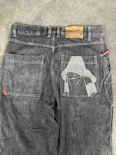 Other Designers Vintage y2k Fubu Platinum jeans Embroidery back hit