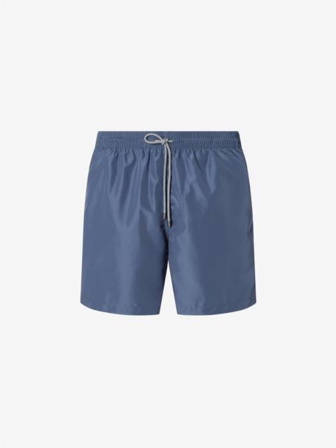 CORNELIANI Short blue swimming trunks