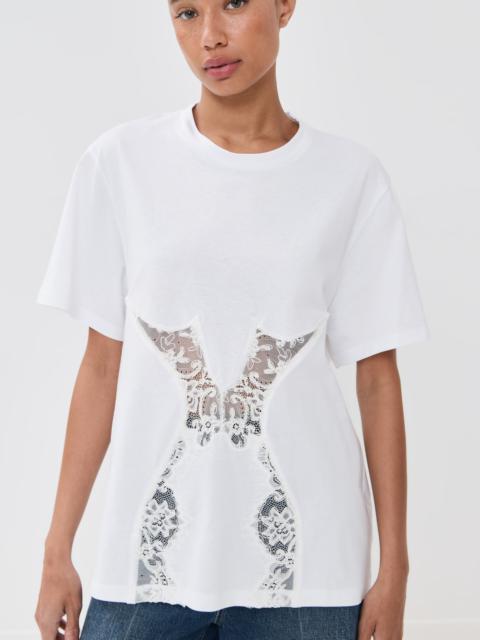 Stella McCartney Lace T-Shirt Insert