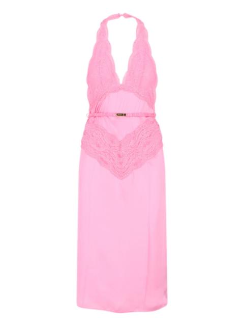 GUCCI SILK SATIN MIDI DRESS