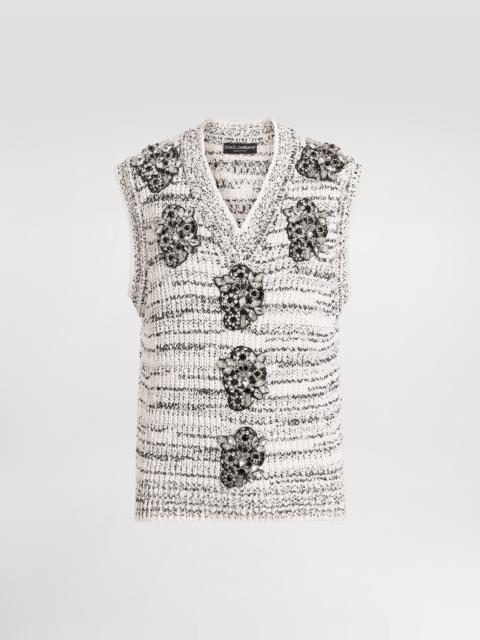Dolce & Gabbana Intarsia pullover vest