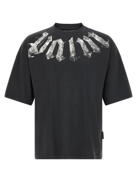 Palm Angels Palm Angels Men Craquelé Gothic Print T-Shirt
