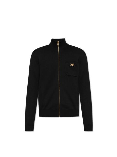 VERSACE VERSACE Black Cardigan New & Authentic (Men's size:M;)