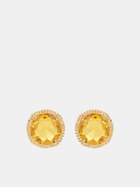 ROWEN ROSE Round Cut Crystal Earrings