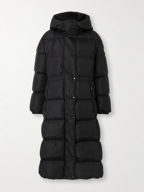 Moncler Chamer Hooded Quilted Shell Down Coat