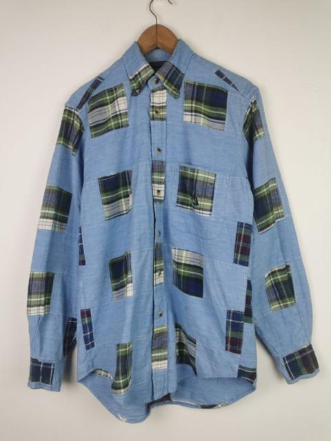 Other Designers Nautica - Nautica Patchwork Button Up Chambray Shirt