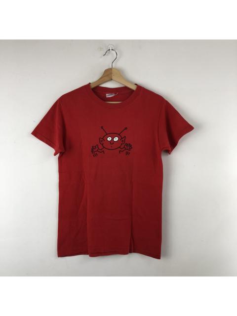 Other Designers Vintage - Vtg Keith Haring ‘whassup’ Shirt Pop Shop Pop Art