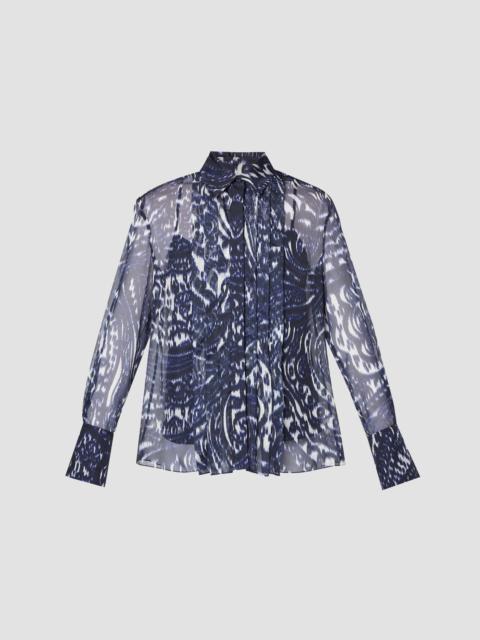 Erdem BUTTON DOWN SHIRT WITH PLEATS