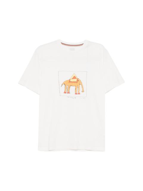 Paul Smith ELEPHANT-PRINT T-SHIRT