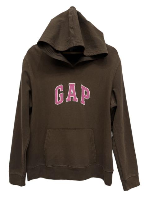 Other Designers VERY RARE🔥Vtg GAP Brown Pink Logo Stretch Cotton Hoodie