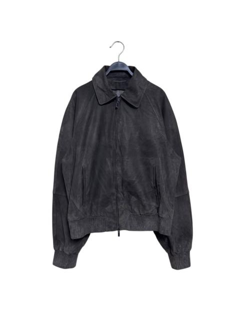 Max Mara Max Mara Bomber Leather Jacket