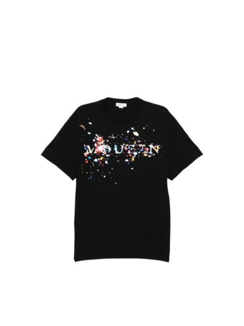 Alexander McQueen SPLATTER-PRINT T-SHIRT
