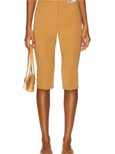 GCDS Cupro Tailoring Capri Trousers