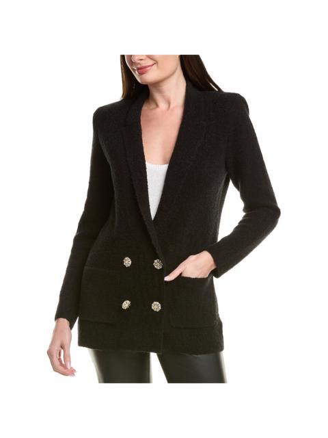 L'AGENCE L’AGENCE Eileen Boyfriend Knit Wool-Blend Blazer