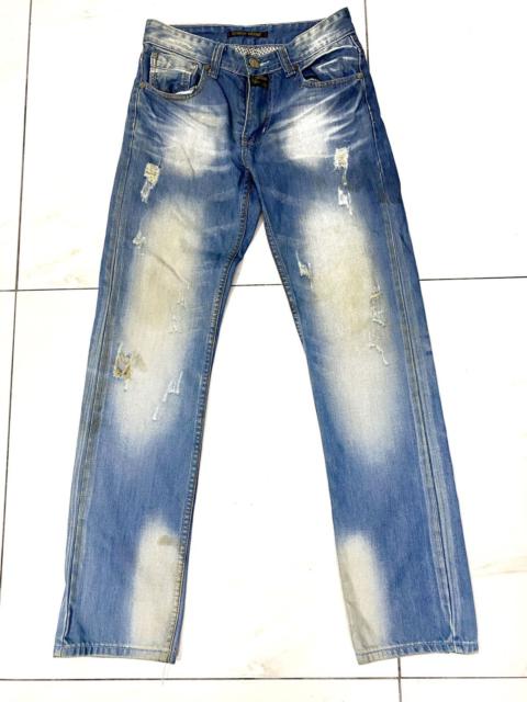 Other Designers Takeshy Kurosawa Pendium Distressed Denim 30x41