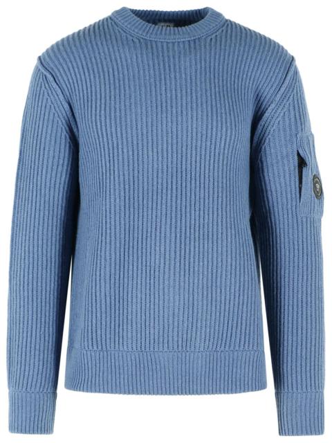 C.P. Company C.P. Company Blue Wool Blend Sweater Men