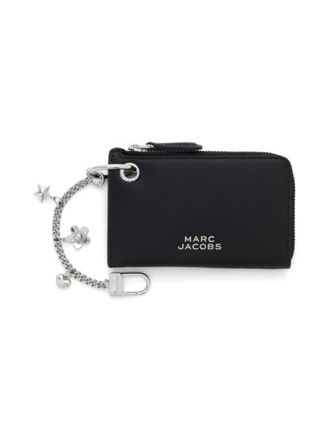 Marc Jacobs Marc Jacobs The Everyday Top Zip Charm Wallet in Black at Nordstrom