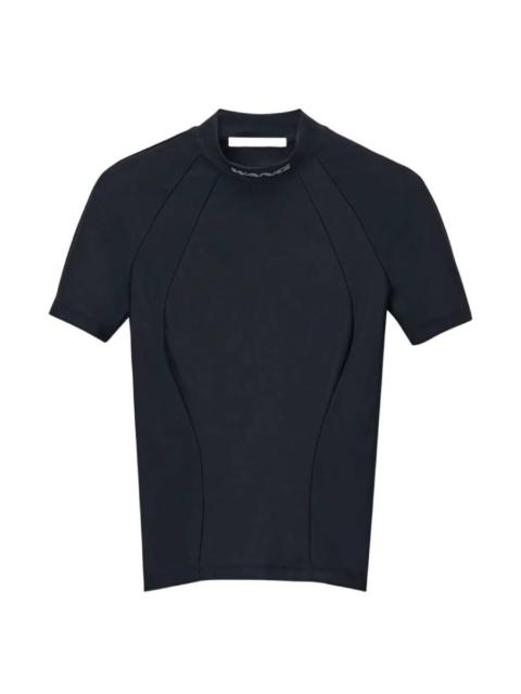 Alexander Wang T by Alexander Wang Mock Neck Logo Top