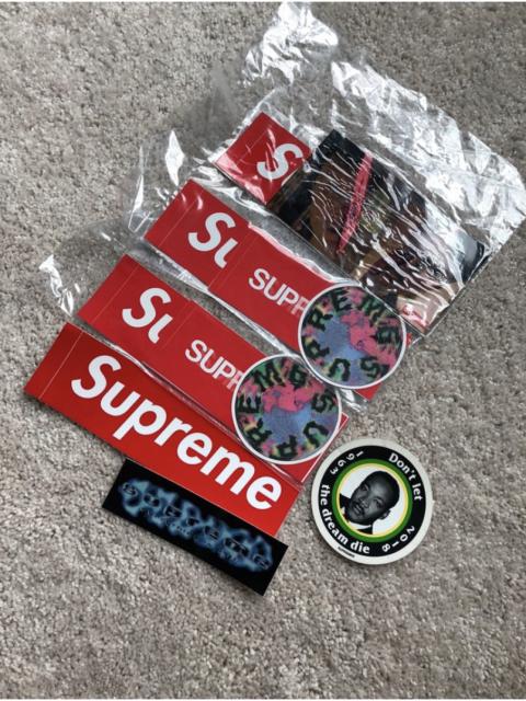 Stickers from different drops