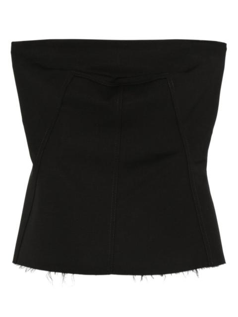 Rick Owens Rick Owens Women Wool Bustier Top