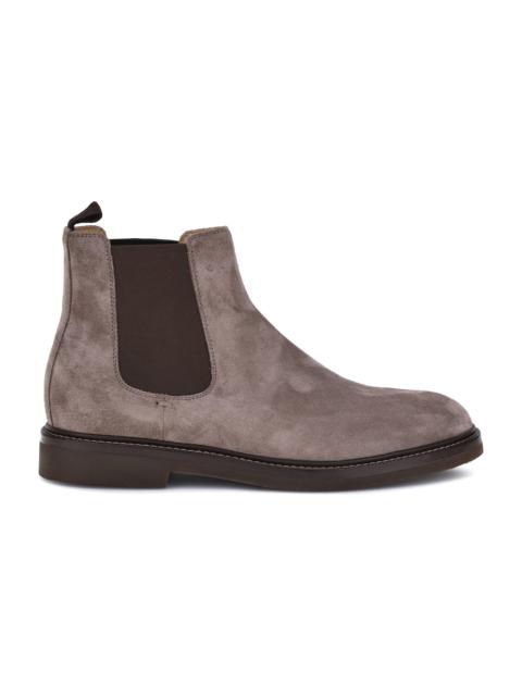 Brunello Cucinelli Suede Ankle Boots
