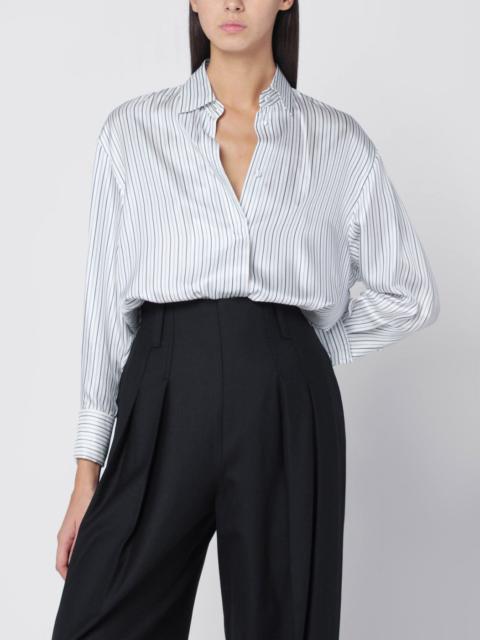 Max Mara Oversized striped silk shirt