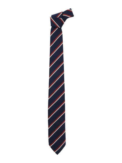DSQUARED2 Dsquared2 Men Blue Tie With All-Over Striped Motif In Silk Man