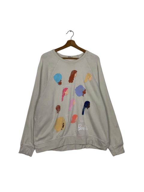 Other Designers Other - BARBIE Hair Style Graphic Crewneck Sweatshirt #3629-C166