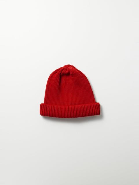 ROTOTO® ROTOTO - COTTON ROLL UP HAT - DARK RED