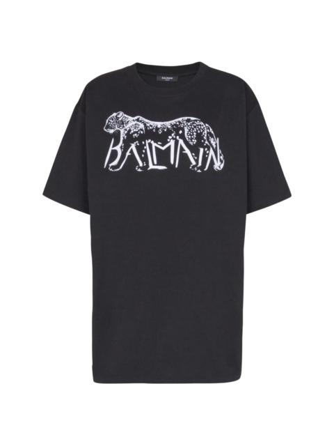 Balmain Leopard print t-shirt