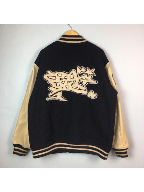 Other Designers Streetwear - CONART CREW EMBOSSED GRAFFITI WOOL VARSITY