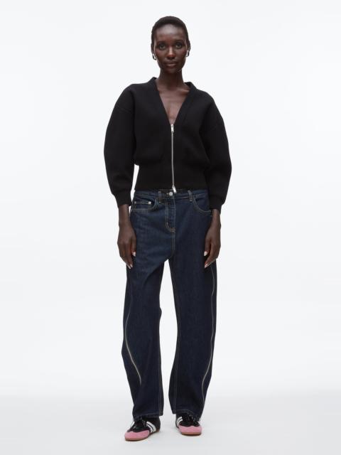 3.1 Phillip Lim Round Sleeve Zip Cardigan