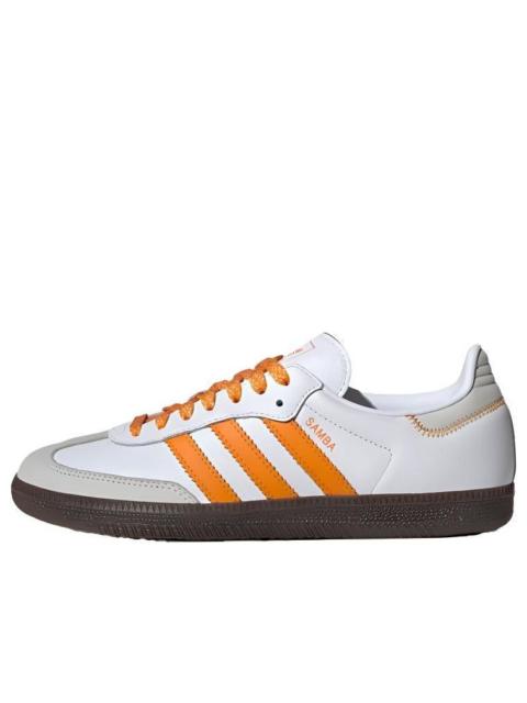 adidas (WMNS) adidas Samba OG 'Cloud White Orange' IE6521