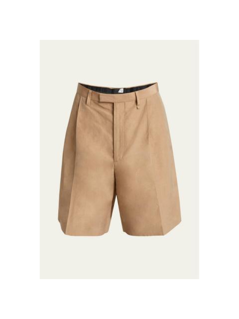 Givenchy Givenchy Pleated Formal Short Tan