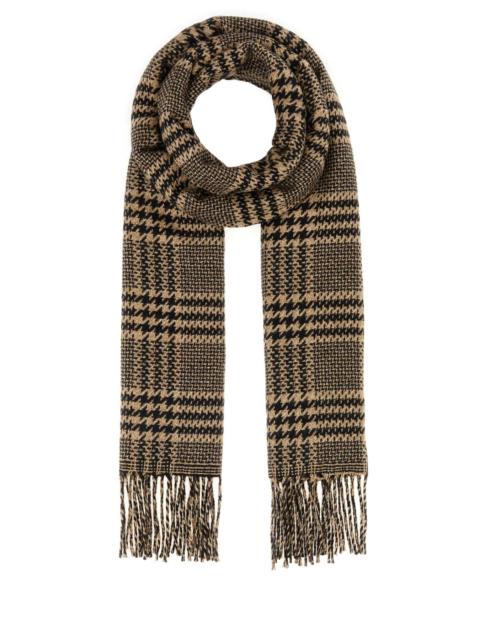 SAINT LAURENT Saint Laurent Women Embroidered Silk Blend Scarf