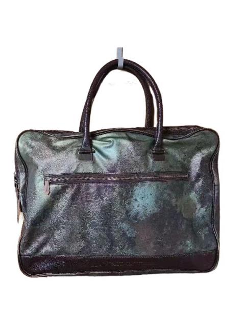 Jean Paul Gaultier Jean Paul Gaultier Vintage Iridescent Color-Shift Leather Briefcase Tote Bag